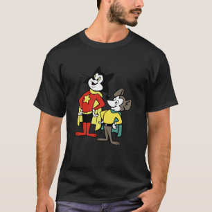 Courageous Cat with Minute Mouse T-Shirt