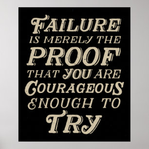 Courageous Failure Poster