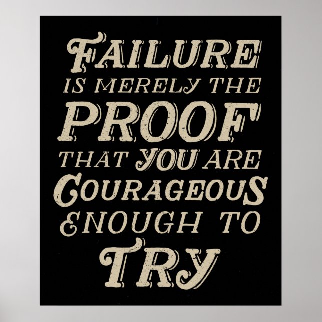 Courageous Failure Poster (Front)