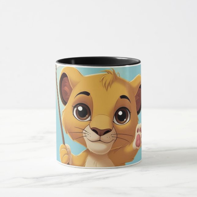 Courageous Little Dog with a Bandage Mug (Center)