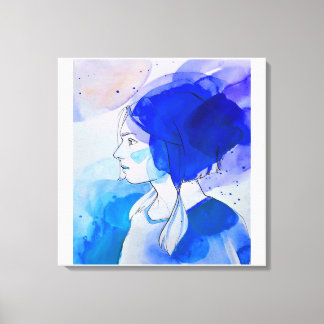 courageous look canvas print