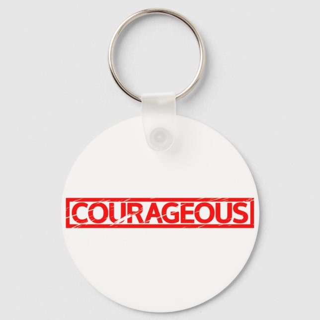 Courageous Stamp Key Ring (Front)