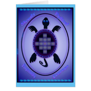 Courageous Turtle - lettered Card