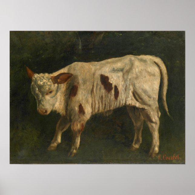 Courbet - The Calf Poster (Front)