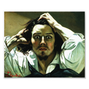 Courbet The Desperate Man Print