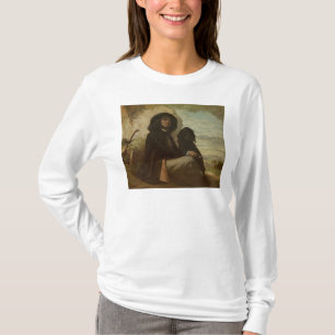 Courbet with his Black Dog, 1842 T-Shirt