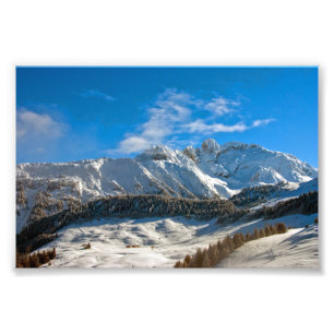 Courchevel 3 Valleys French Alps France Photo Print