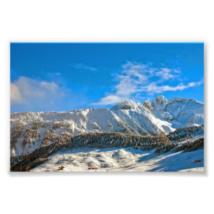 Courchevel 3 Valleys French Alps France Photo Print