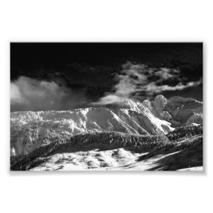 Courchevel 3 Valleys French Alps France Photo Print