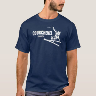 Courchevel France Skier T-Shirt