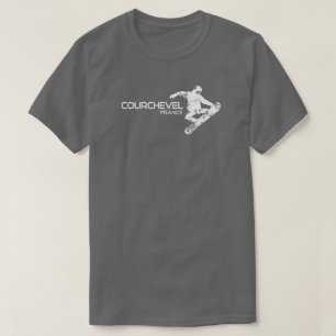 Courchevel France Snowboarder T-Shirt