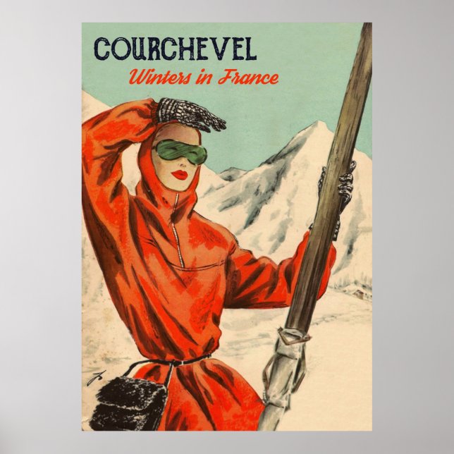 Courchevel Posh Girl Poster (Front)