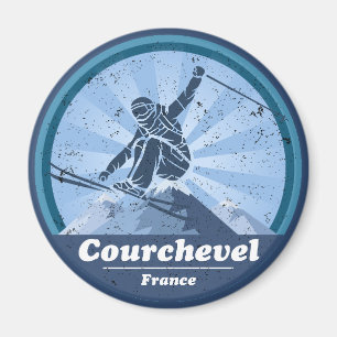Courchevel Station de ski - Skieur Magnet