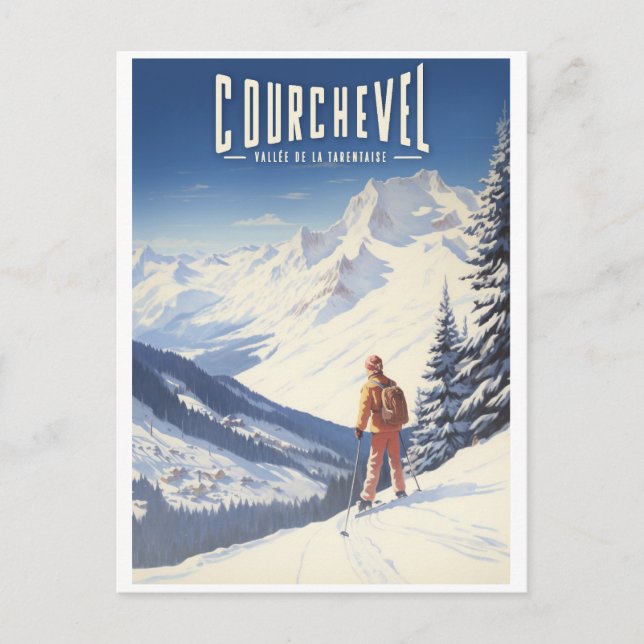 Courchevel - Tarentaise Valley Postcard (Front)