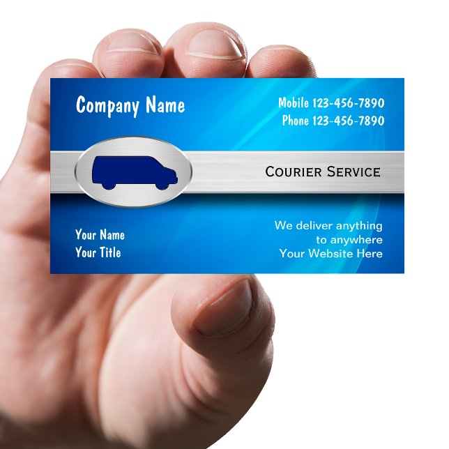 Courier Business Cards (Creator Uploaded)