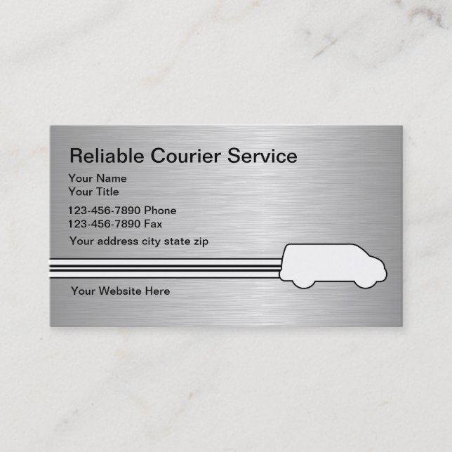 Courier Business Cards (Front)