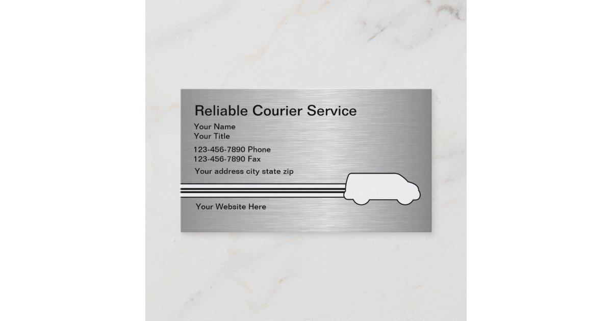 Courier Business Cards Zazzle