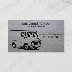 Courier Delivery freelance service Business Card