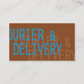 Courier/Delivery Service Business Card