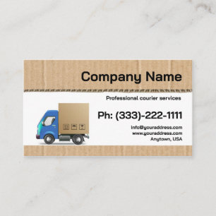 Courier Services Business Card