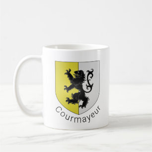 Courmayeur coat of arms, Val d'Aosta Coffee Mug