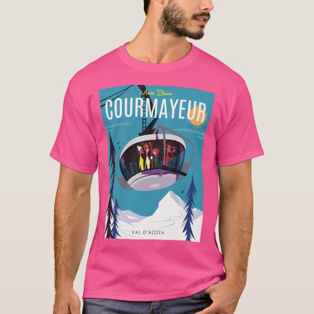 Courmayeur Poster T-Shirt (Front)