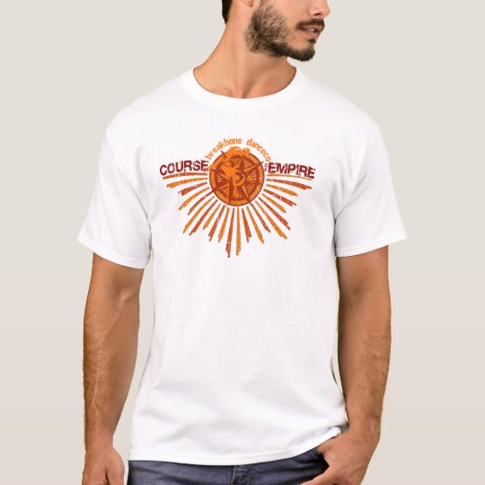 Course of Empire Destroyed Fitted Tee - Blue (fron