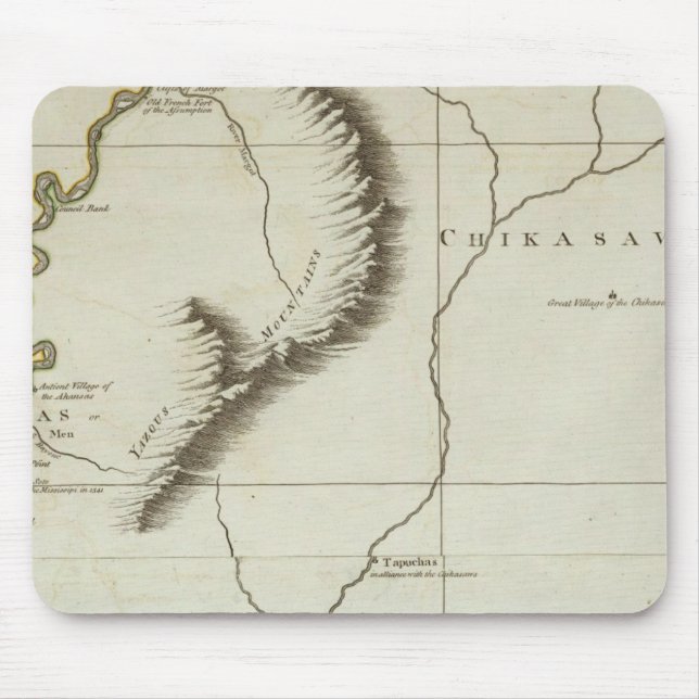 Course of the River Mississipi Mouse Mat (Front)