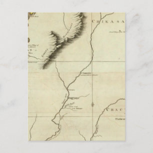 Course Of The River Mississipi Postcard