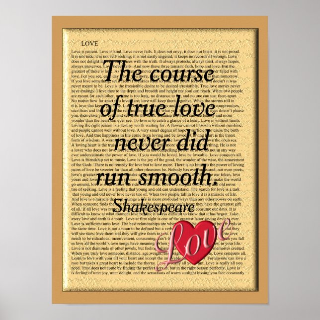 Course of True love - art print (Front)