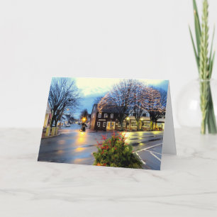Court and North Streets, Plymouth, Massachusetts Holiday Card
