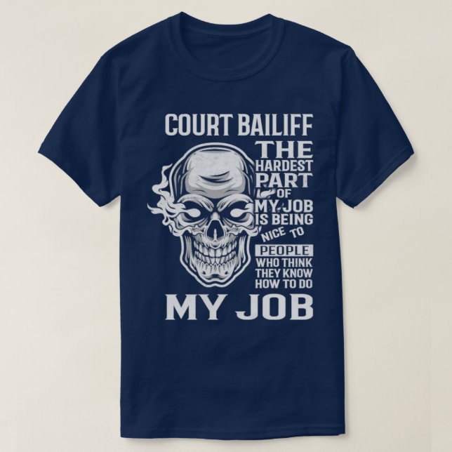 Court Bailiff T-Shirt (Design Front)