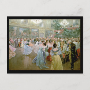 Court Ball at the Hofburg, 1900 Postcard