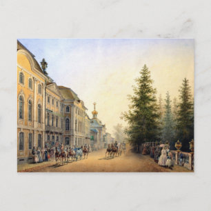 Court Departure at the Entrance of Great Postcard
