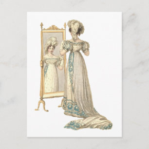 Court Dress 1822 Postcard