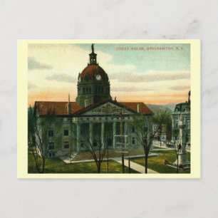 Court House, Binghamton, New York Vintage Postcard