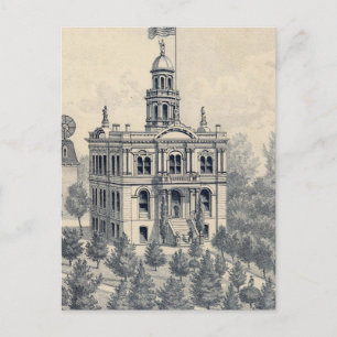 Court House, Fresno Postcard