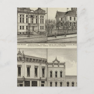 Court House, Kansas Postcard