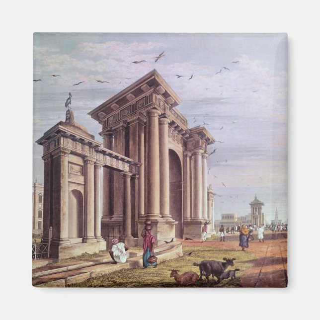 Court House Street, Calcutta Magnet (Front)