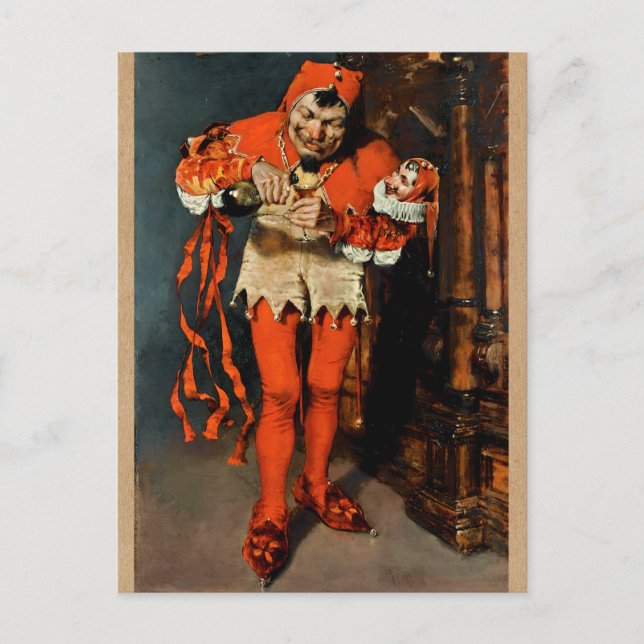 Court Jester William Merritt Chase Art Postcard (Front)
