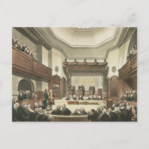 Court of Common Pleas, Westminster Hall Postcard