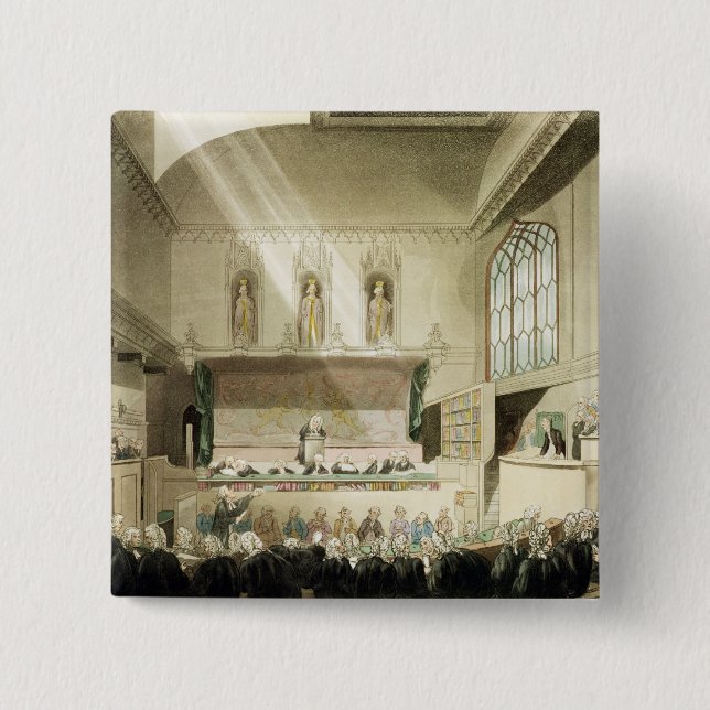 Court of King's Bench, Westminster Hall 15 Cm Square Badge (Front)