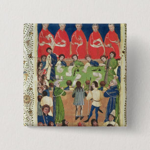 Court of King's Bench, Westminster Hall, c.1460 15 Cm Square Badge