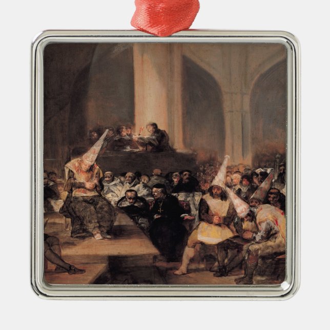 Court of the Inquisition Metal Tree Decoration (Front)