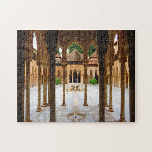 Court of the Lions, Alhambra, Spain - Puzzle (Horizontal)