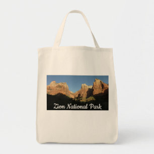 Court of the Patriarchs I at Zion National Park Tote Bag