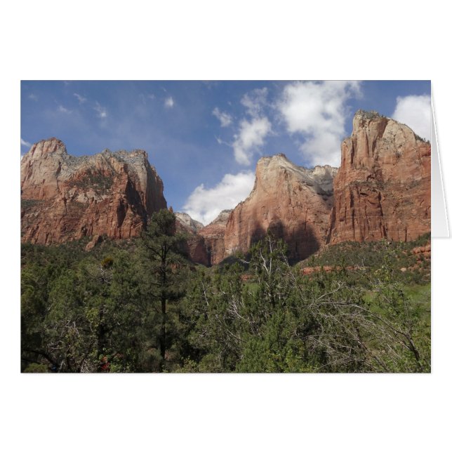 Court of the Patriarchs II at Zion National Park (Front Horizontal)