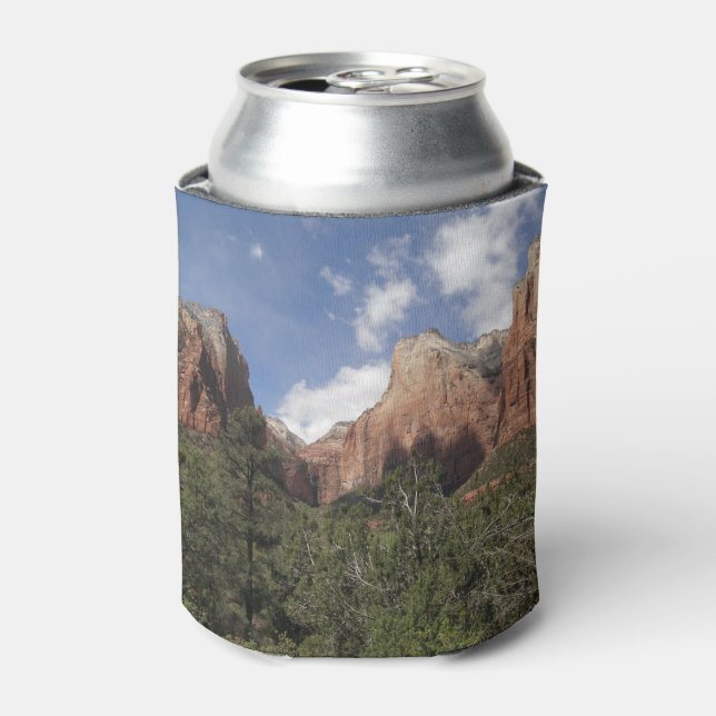 Court of the Patriarchs II at Zion National Park Can Cooler (Can Front)
