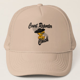 Court Reporter Chick #4 Trucker Hat