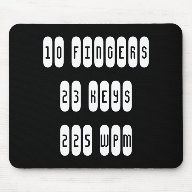 Court reporter mouse pad (Front)